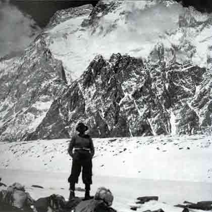 
The Last Man On The Mountain - Dudley Wolfe With Broad Peak On Last Day Of Trek To K2 Base Camp May 31, 1939 - The Last Man On The Mountain book
